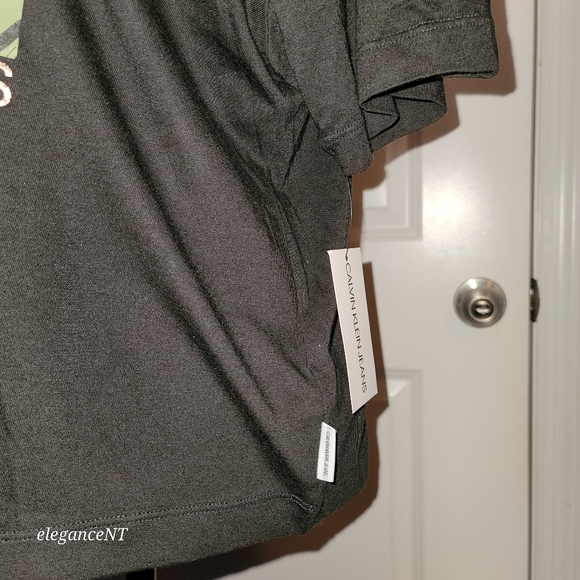 Calvin Klein Jeans Black s/s shirt Sz: XL NWT - Picture 4 of 6